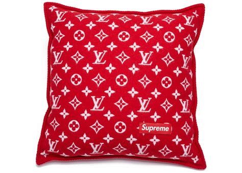 supreme louis vuitton pillow case|louis vuitton throw pillow.